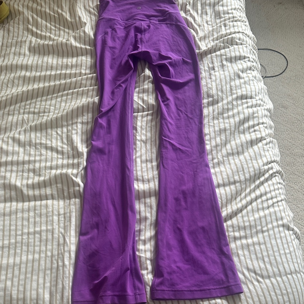 Lululemon Purple Flared Leggings
